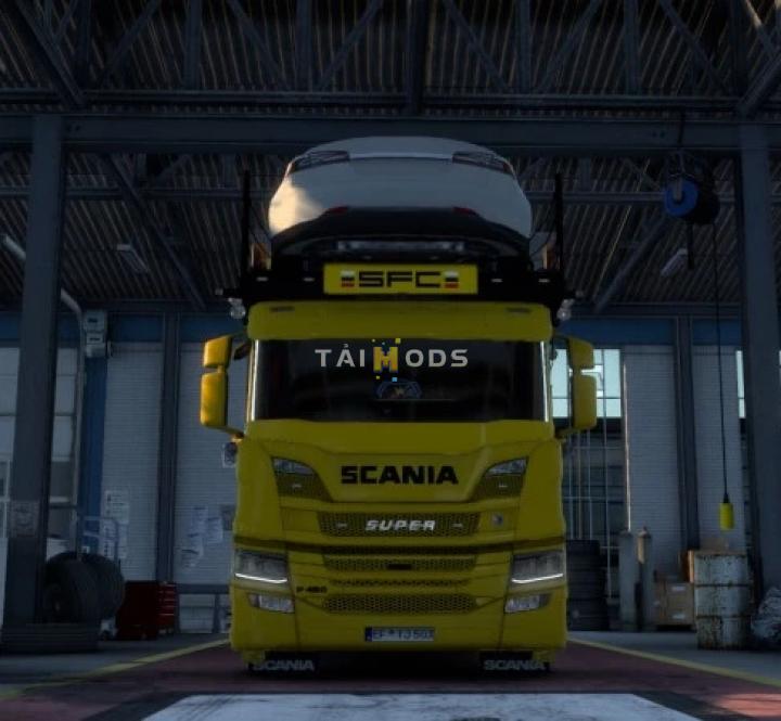 ETS2 - Scania P Cartransporter for Eugene Scania Pack V4.0 (1.40.x)