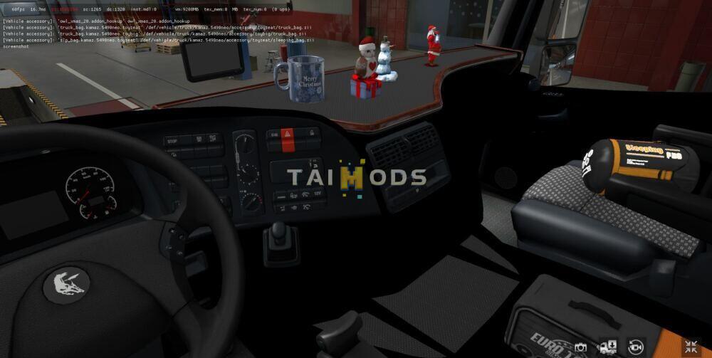 ETS2 - Christmas Package KamAZ Neo Xmas (1.39.x)