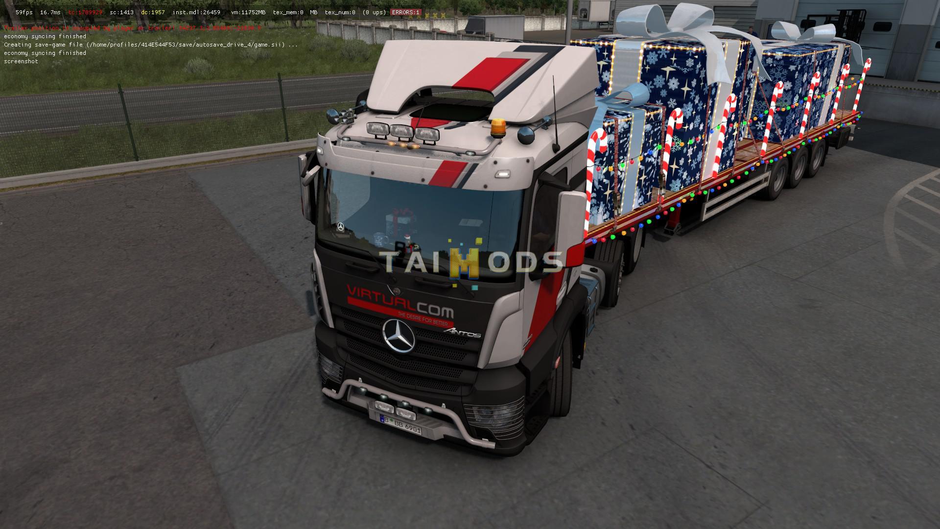 ETS2 - Mercedes Antos 12 Truck (1.39.x)
