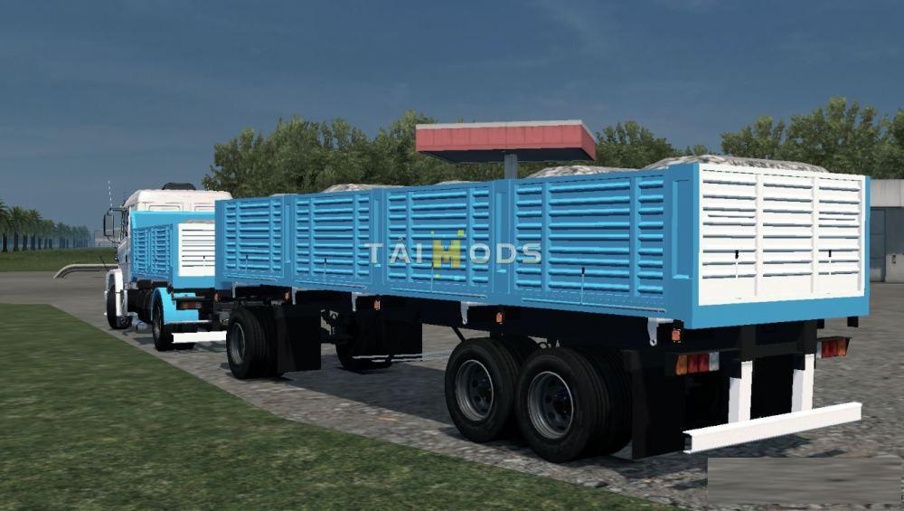 ETS2 - Mercedes-Benz LS 1634 Tandem + Trailer (1.38.x)