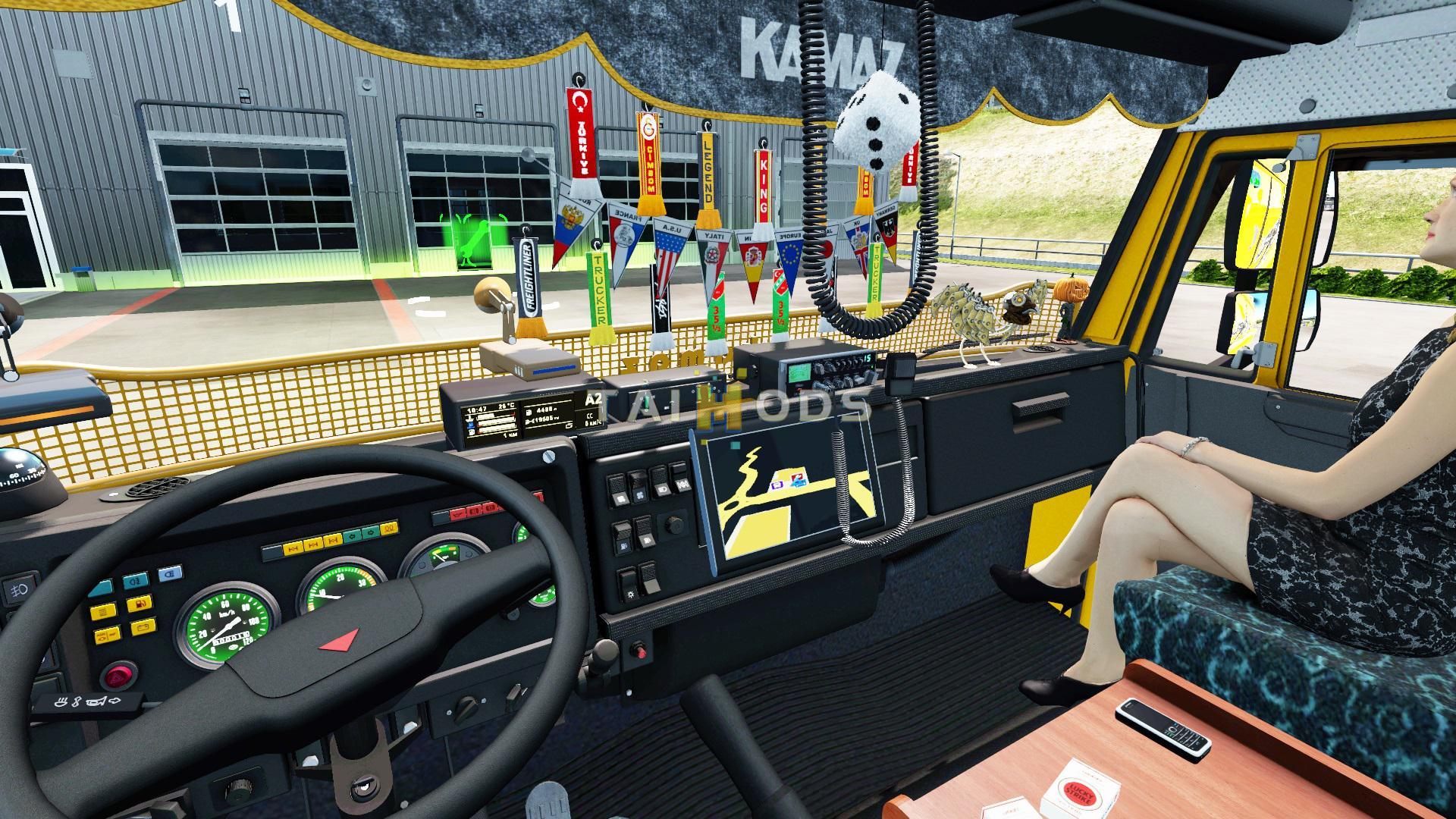 ETS2 - Kamaz 6460 Turbo Diesel Truck V8 (1.38.x)