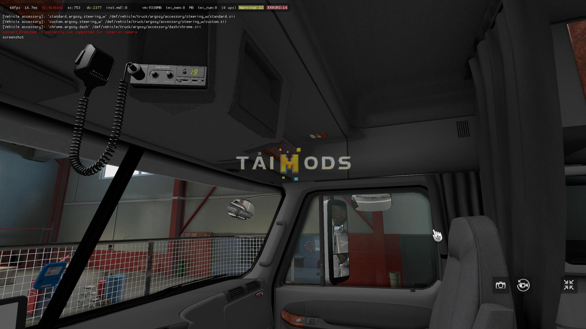 ETS2 - Freightliner Argosy Truck V2.5 (1.37.x)