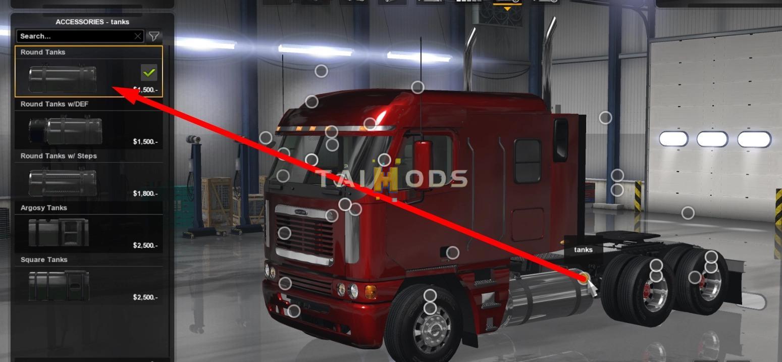 ETS2 - Freightliner Argosy Truck V2.5 (1.37.x)