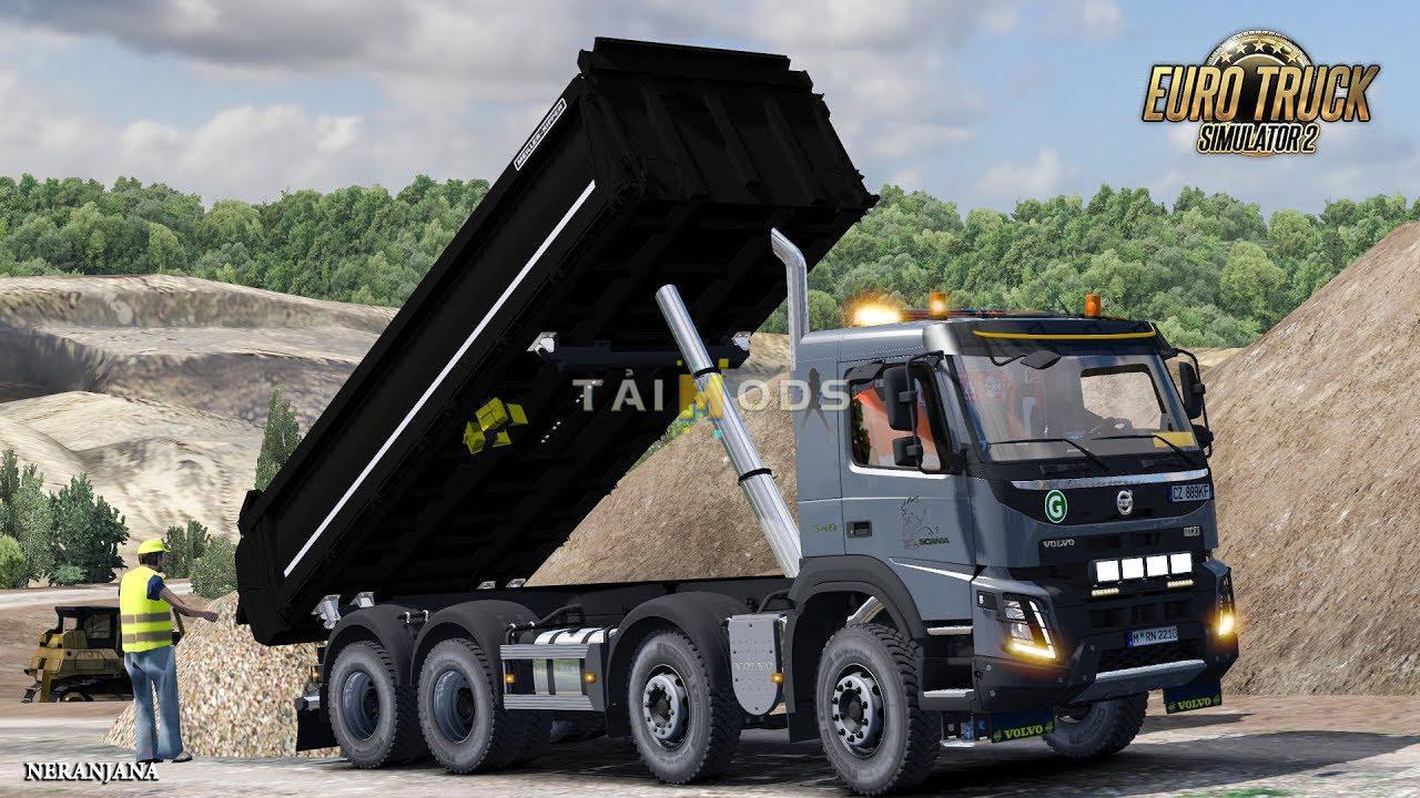 ETS2 - Volvo Kipper Rework Truck V1.8 (1.37.x)