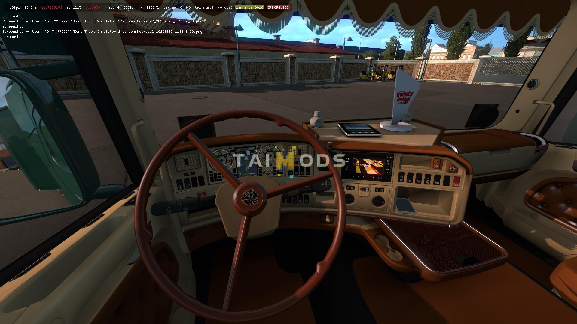 ETS2 - Scania DQF Flower Shuttle + Trailer Edited (1.37.x)