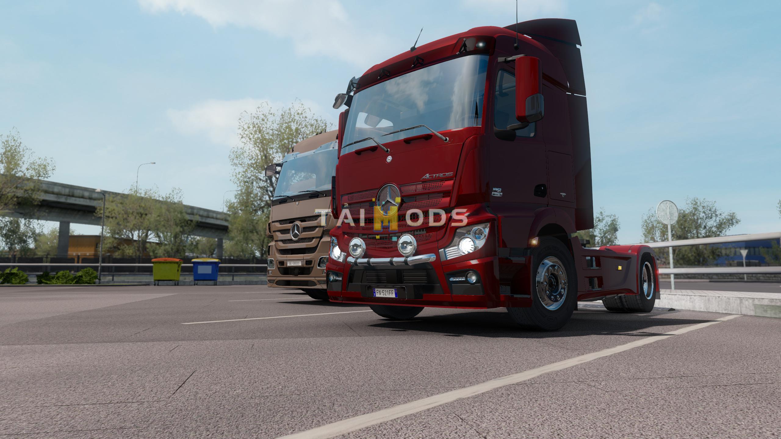 ETS2 - Mercedes-Benz Actros MP4 Fix V1.3 (1.37.x)