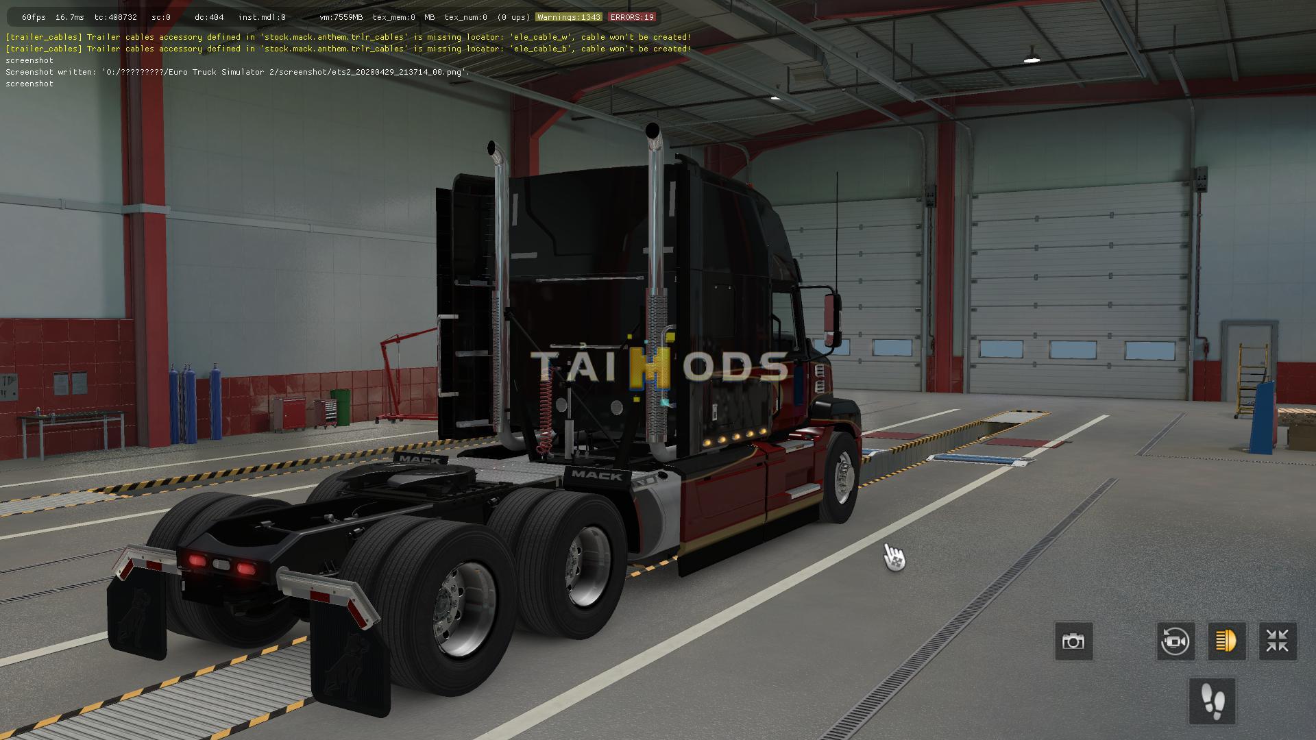 ETS2 - New Mack Anthem Truck (1.37.x)