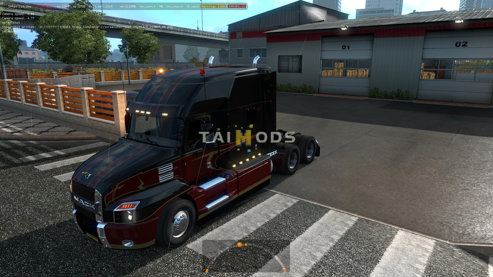 ETS2 - New Mack Anthem Truck (1.37.x)