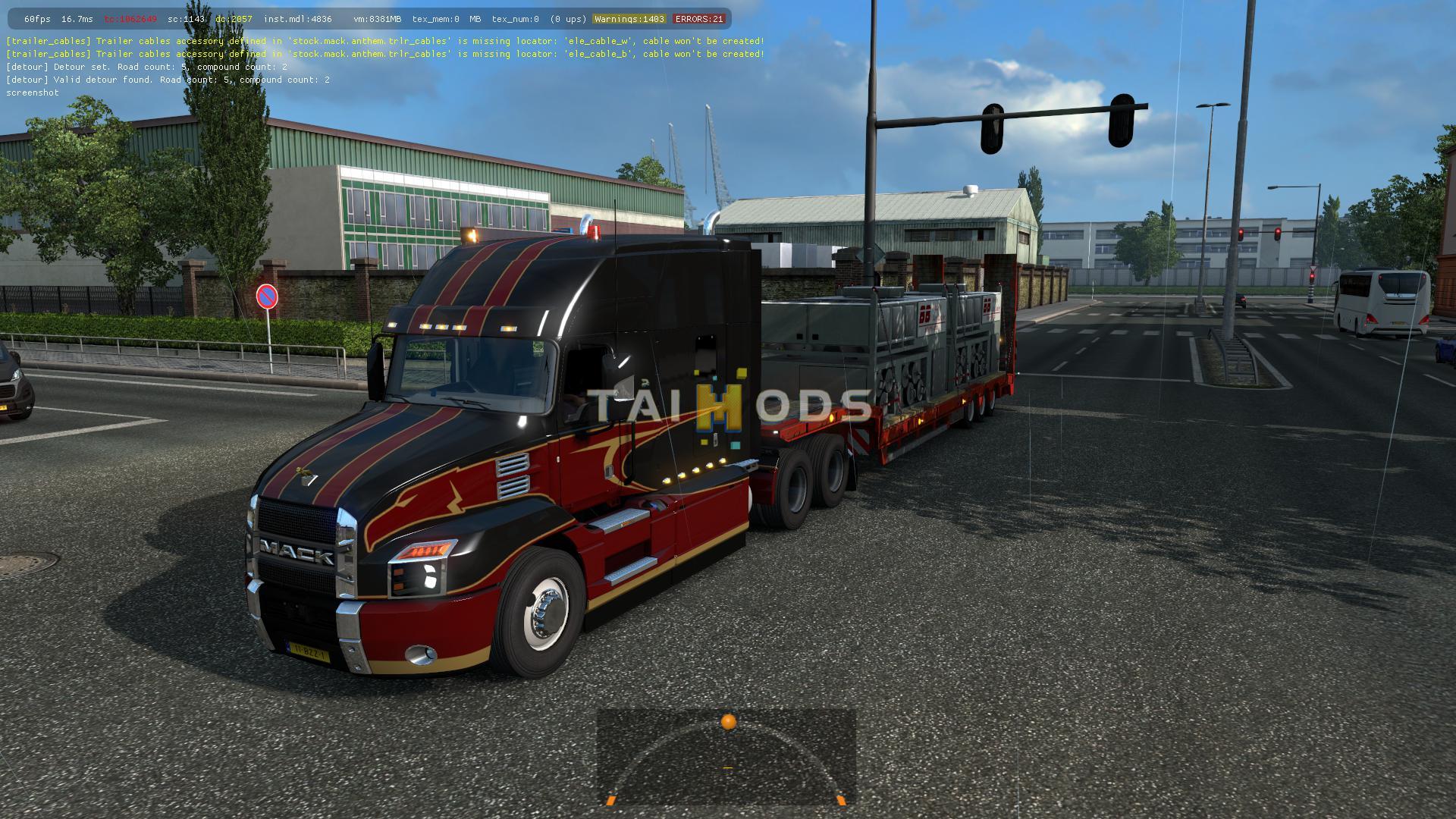 ETS2 - New Mack Anthem Truck (1.37.x)