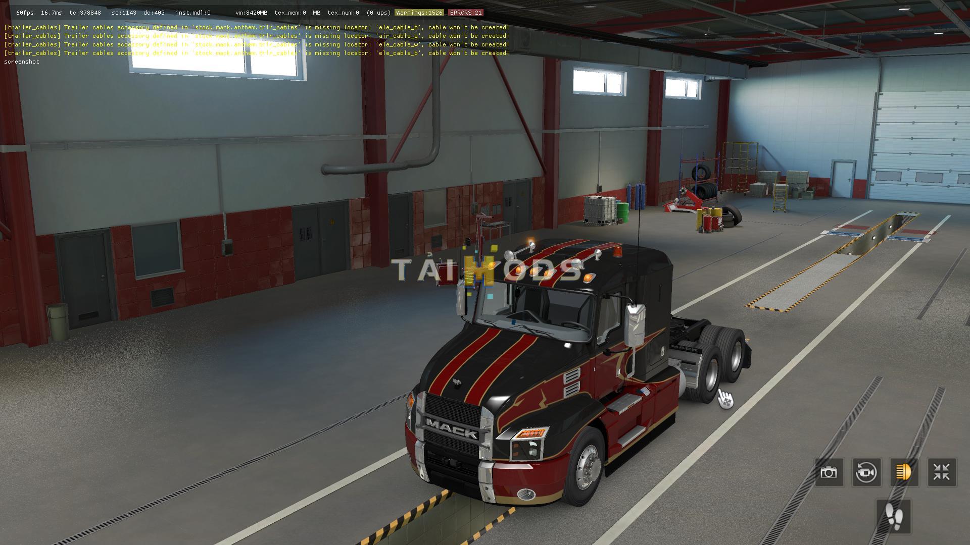ETS2 - New Mack Anthem Truck (1.37.x)