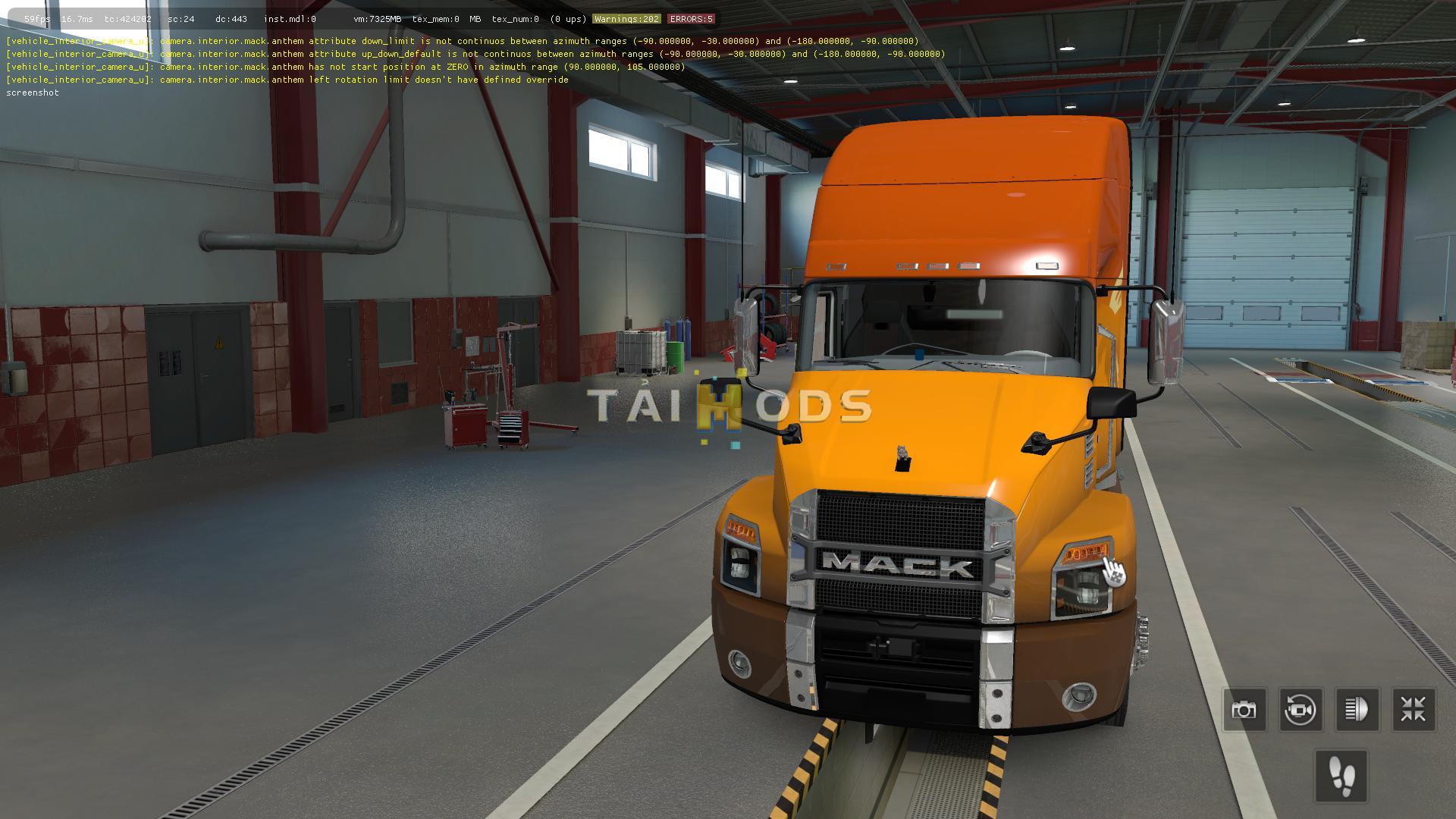 ETS2 - New Mack Anthem Truck (1.37.x)