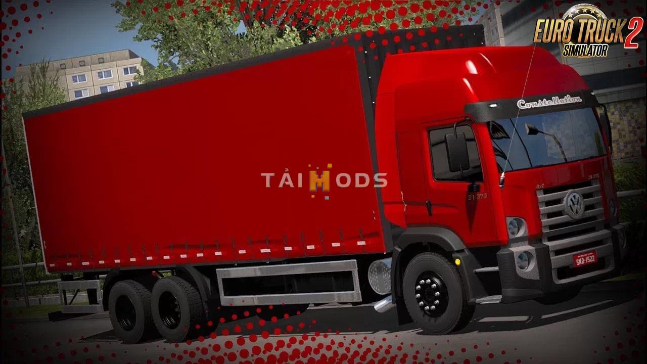 ETS2 - Volkswagen Constellation 24-280 + Graneleiro Trailer V1.0 (1.36.x)