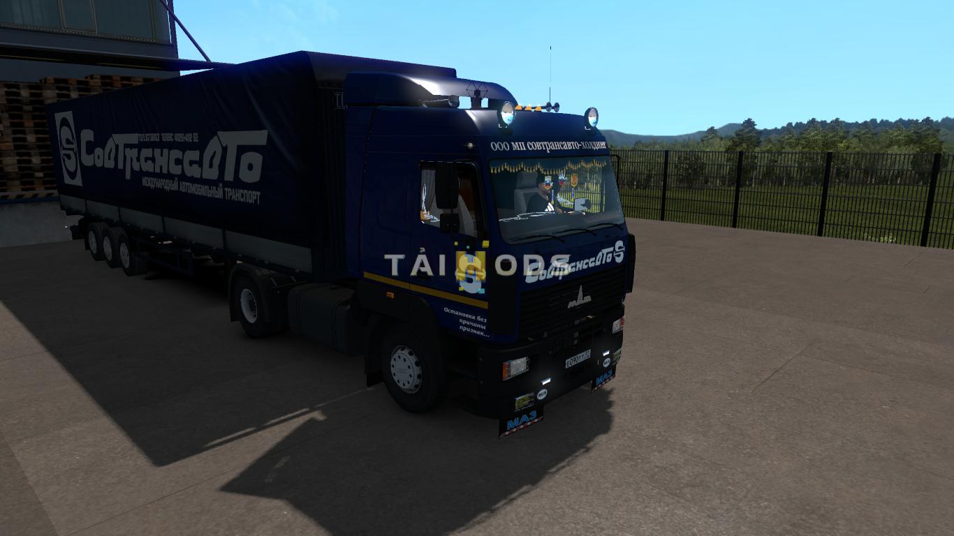 ETS2 - Maz 5340 / 5440 / 6430A8 Reworked Truck (1.36.x)