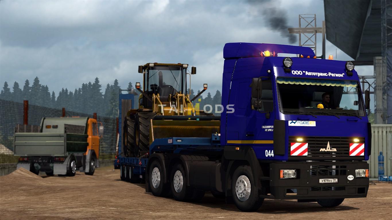 ETS2 - Maz 5340 / 5440 / 6430A8 Reworked Truck (1.36.x)