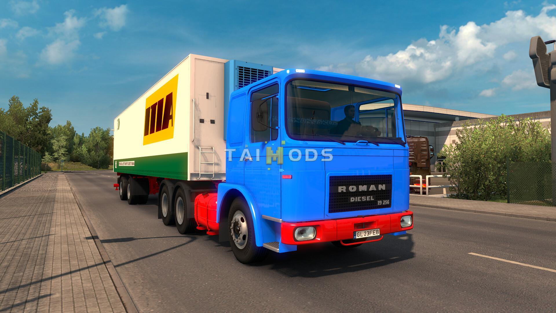 ETS2 - Roman Diesel Truck And Trailer V1.1 (1.36.x)