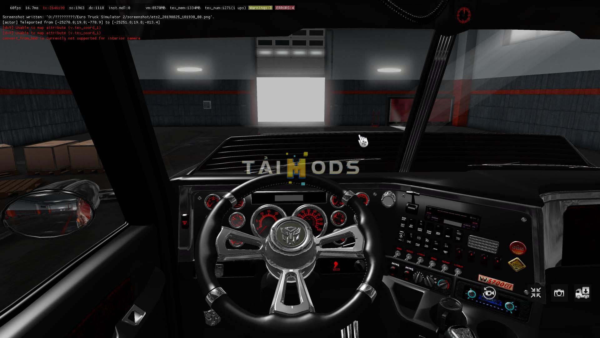 ETS2 - Western Star 5700 Optimus Prime Trasnsformers 4 (1.35.X)