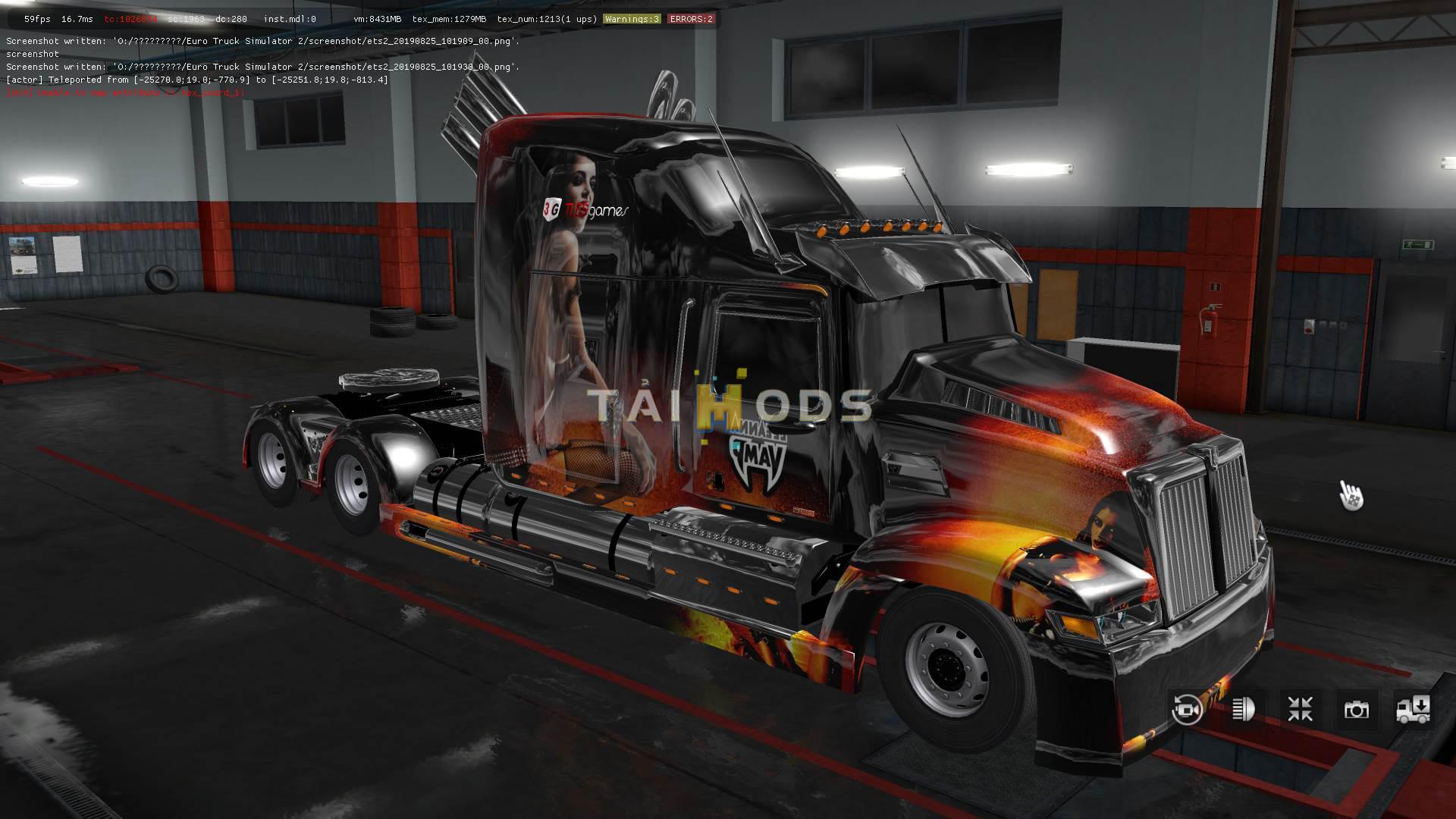 ETS2 - Western Star 5700 Optimus Prime Trasnsformers 4 (1.35.X)