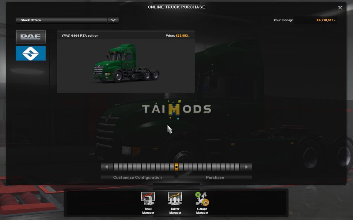 ETS2 - Ural 6464 Rework Truck (1.35.X)