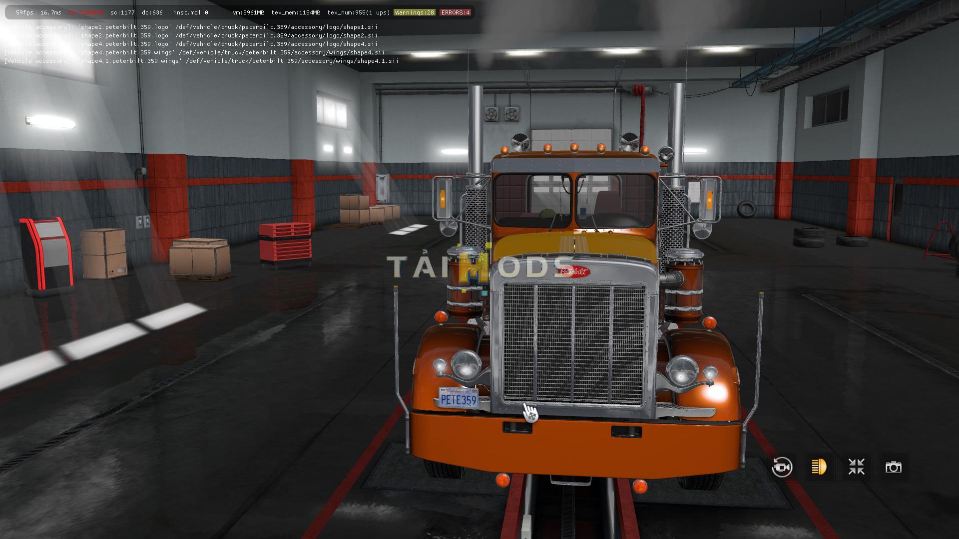 ETS2 - Peterbilt 359 Truck V1.0 (1.35.X)