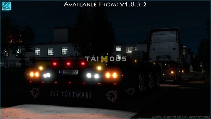 ETS2 - SCS Trailer Tuning Pack V1.8.4 (1.41.x)
