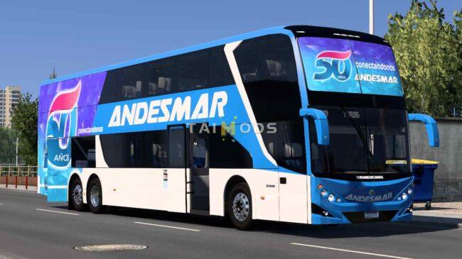 Sudamericanas F50 IV DP 6×2 Scania v1.7 (1.57.x)