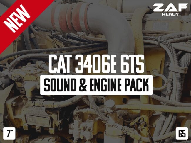 CAT 3406E 6TS Sound & Engine Pack v1.1 1.57