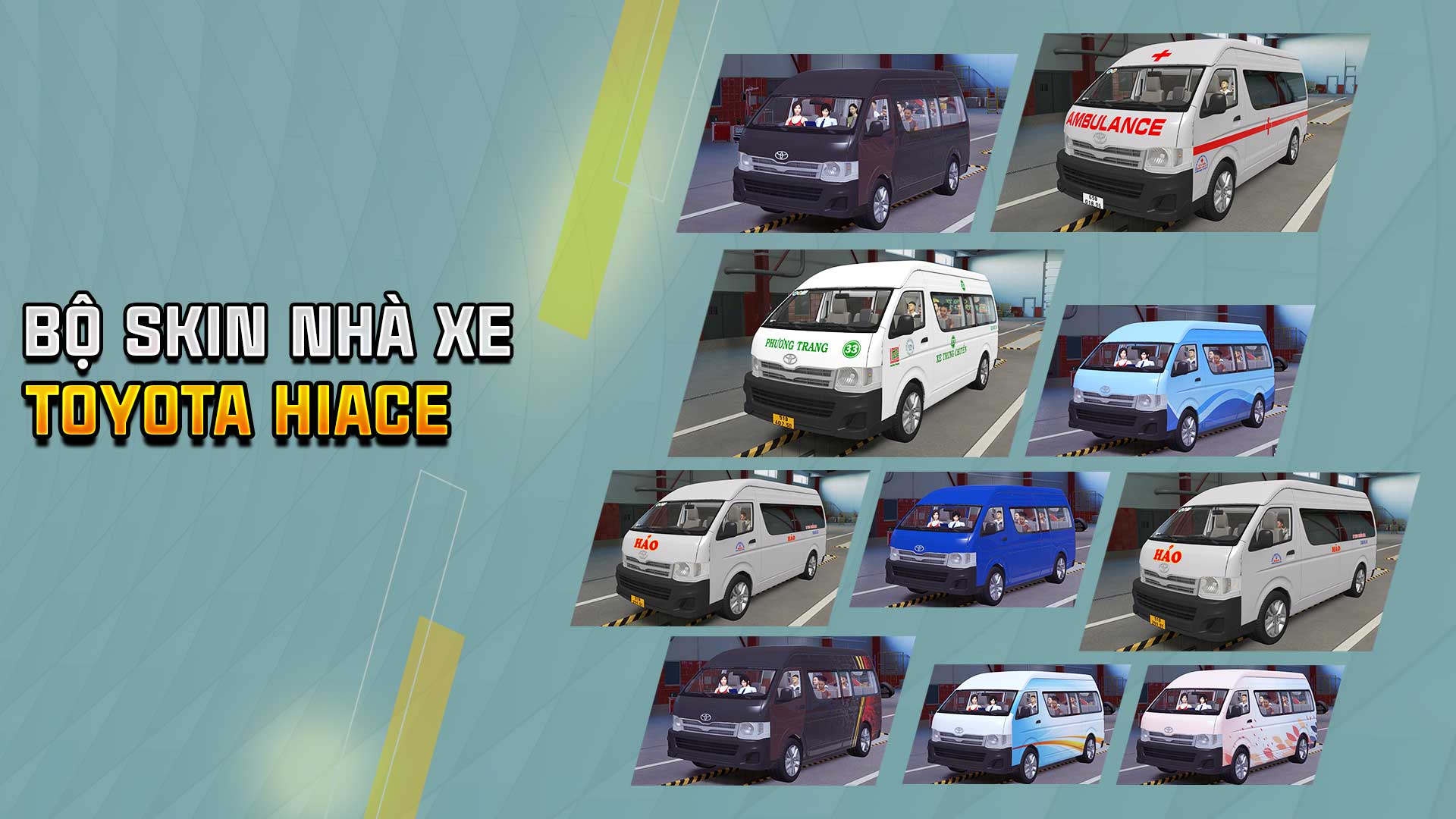 taimods-0 MOD ETS2 – Bộ Skin Xe Khách Miền Tây - Toyota Hiace (16 Chỗ)